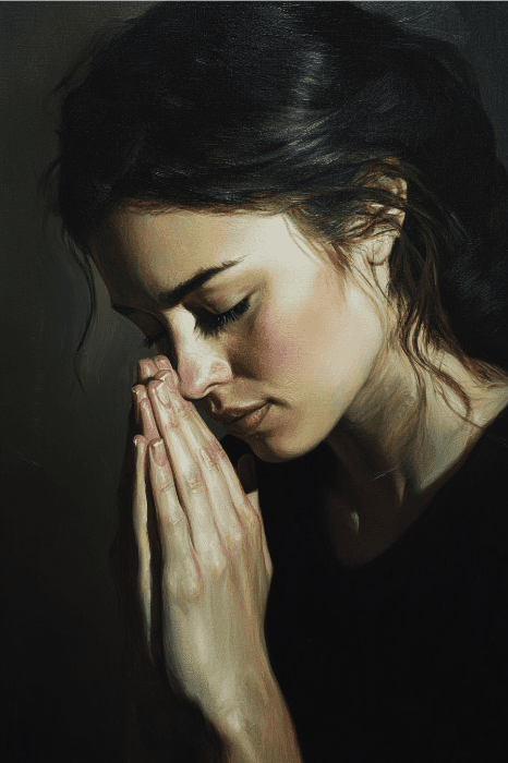 Christian trusting God to calm anxiety about unknown future