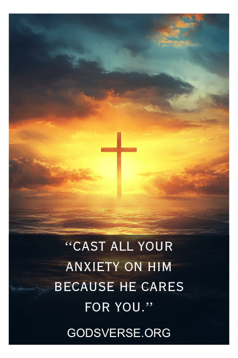 A sunrise over the horizon representing hope and God's presence when depression first hits
