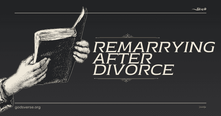 Open Bible on a wooden table — what the Bible says about remarrying after divorce is one of the most personally significant questions a divorced person can ask