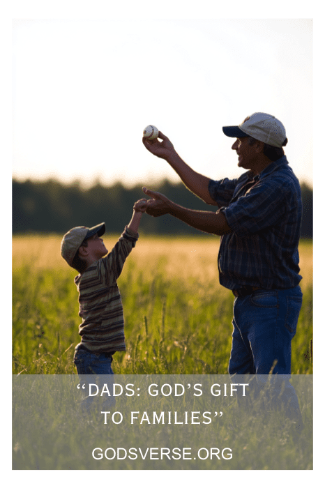 Father teaching his young child outdoors — Father's Day church sign ideas