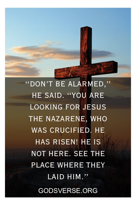 Cross on a hill at dawn for Good Friday church signs