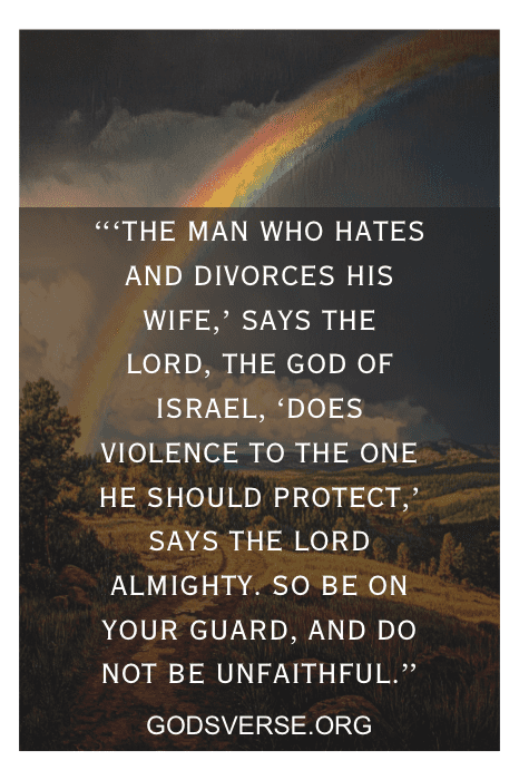 A rainbow after rain — representing God's covenant faithfulness, the central theme of Malachi 2
